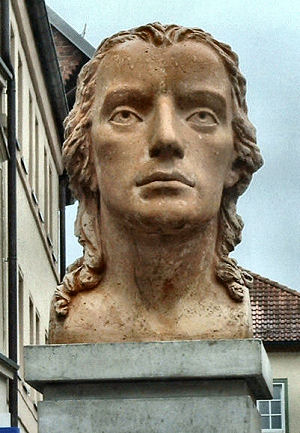 Friedrich Schiller-Stele in Rudolstadt
